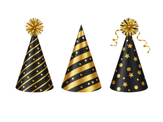 Set of colorful vector Christmas trees with festive decorations and holiday symbols