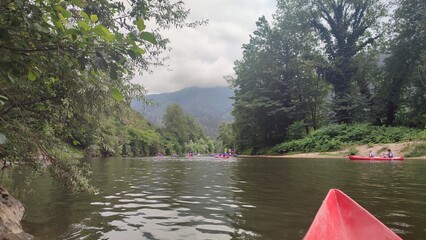 canoe on lake © Marta