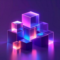 abstract cube background