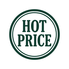 hot price icon logo seal vector on white background
Vector stamp icon