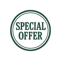 Special offer icon logo seal vector on white background
Vector stamp icon