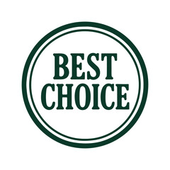 Best choice icon logo seal vector on white background
Vector stamp icon