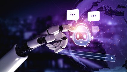 AI chatbot assistant uses LLM and deep learning to deliver smart business support with explainable...