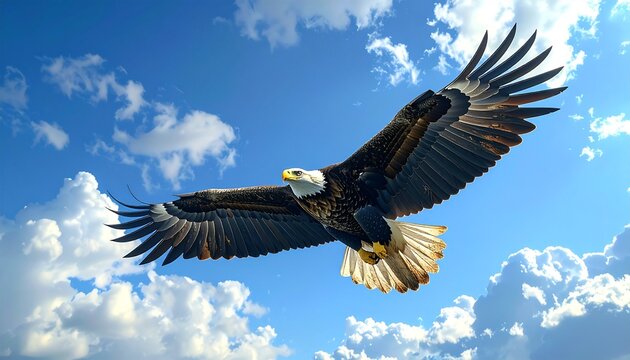 eagle in flight