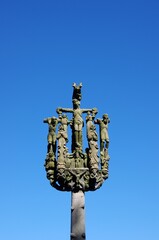 Religious sculpture in Brittany in France, Europe
