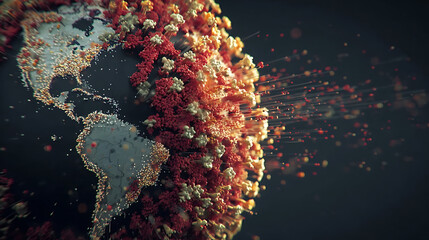  An animated video of how a virus is spreading globally (3)