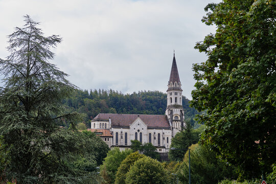 Side view of the Basilica of the Visitation in Annecy