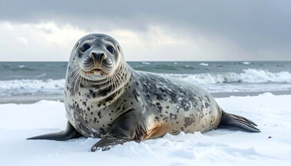 seal in the snow