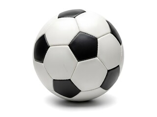 Fototapeta premium Traditional black and white soccer ball