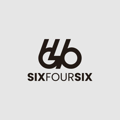 Number 646 Logo icon Design Template Inspiration