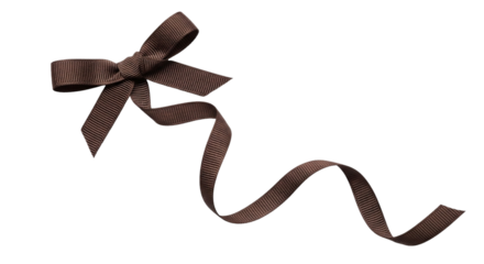 Brown Grosgrain Ribbon Bow Elegant Gift Packaging Decoration for Festive Celebrations Birthday Presents Crafts Wrap