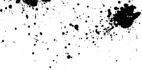 Fototapeta premium black ink splat background. Grunge spray effect. Grit vector texture. Speckle isolated stain.