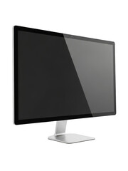Modern computer monitor isolated on transparent background