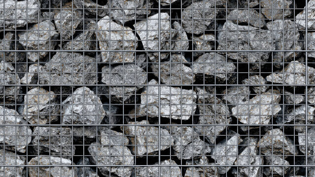 Gabion Wall Texture
