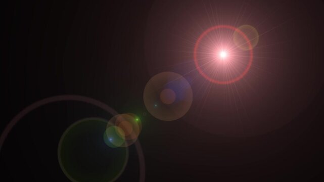 Dynamic lens flares sequence, colorful light streaks, cinematic transition effects, radiant starbursts, vibrant glow trails, abstract light phenomena, slow camera pan, energy burst