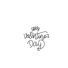 Happy Valentine Day Lettering
