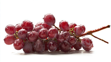 Fototapeta premium Fresh Red Grapes with Water Droplets