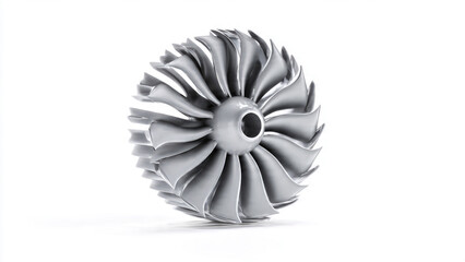 Obraz premium Jet Engine Turbine Rotor