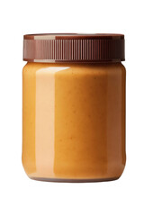 Peanut Butter Jar without Label Isolated on Transparent Background