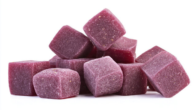 Pile of Dark Red Square Gummies