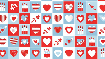 Colorful Heart Icons Collection for Valentines Day Designs