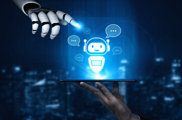 AI chatbot supports smart communication with users, providing automated answers and support through...