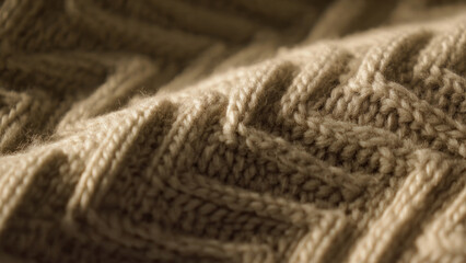 Close up of knitwear material