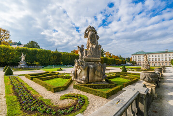 Mirabell Gardens in the City of Salzburg, Austria