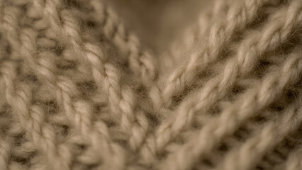 Fototapeta premium Macro Shot of Wool Fabric