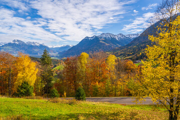 Autumn in the Walgau Valley, State of Vorarlberg, Austria