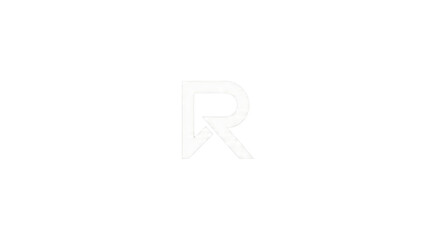 Letter R logo vector graphic