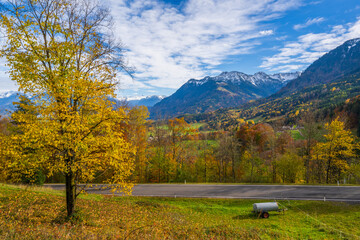 Autumn in the Walgau Valley, State of Vorarlberg, Austria