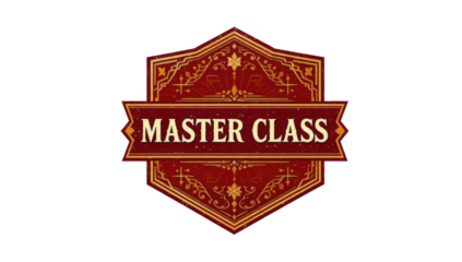 Master Class Vector Graphic
