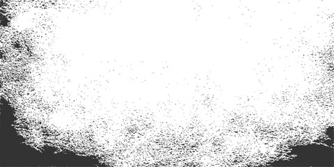 Abstract black and white grunge texture of old frozen glass window with dirty water drops and cool blue splash design