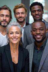 Fototapeta premium Professional Team in a Modern Office