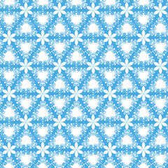 Winter seamless pattern with snowflakes, holiday background. Vector illustration for fabric, textile wallpaper, posters, gift wrapping paper. Christmas vector illustration. Falling snow.