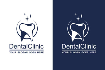 abstract dental icon collection for dental clinic