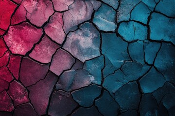 Cracked Earth Texture - Abstract Background