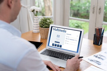 Multimedia cloud computing storage for uploading and store files online brisk for internet users and online business.