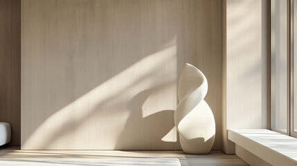 Romantic hotel bedroom interior decorated with flowers and wedding gifts