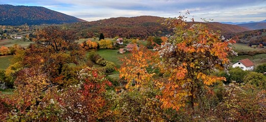 autumn in the mountains