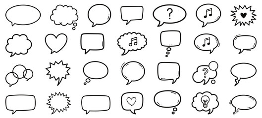 Speech Bubble set.