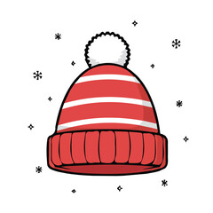 Christmas hat vector design