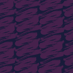 Seamless abstract brush stroke pattern in dark tones. Artistic textured background for fashion fabrics, modern wallpapers, packaging, branding, and creative surface design projects.