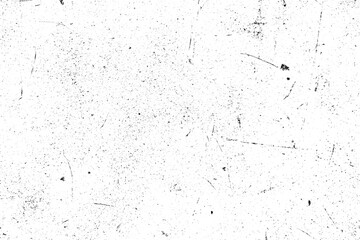 Distressed Noise Grunge Texture. Gritty Scratches Overlay. Worn Surface Effect. Transparent Png. Isolated Elements