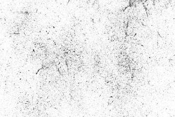 Distressed Noise Grunge Texture. Gritty Scratches Overlay. Worn Surface Effect. Transparent Png. Isolated Elements