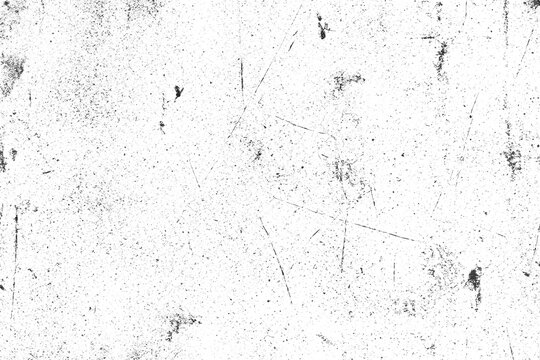 Distressed Noise Grunge Texture. Gritty Scratches Overlay. Worn Surface Effect. Transparent Png. Isolated Elements