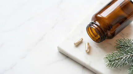 Rustic wooden table with a white mug featuring a large red heart in front of a warm fireplace