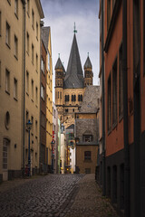 Fototapeta premium In the historic centre of Cologne