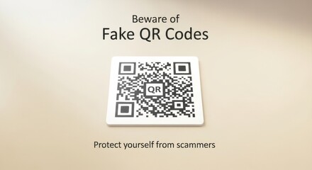 Beware of fake qr codes: protect yourself from scammers